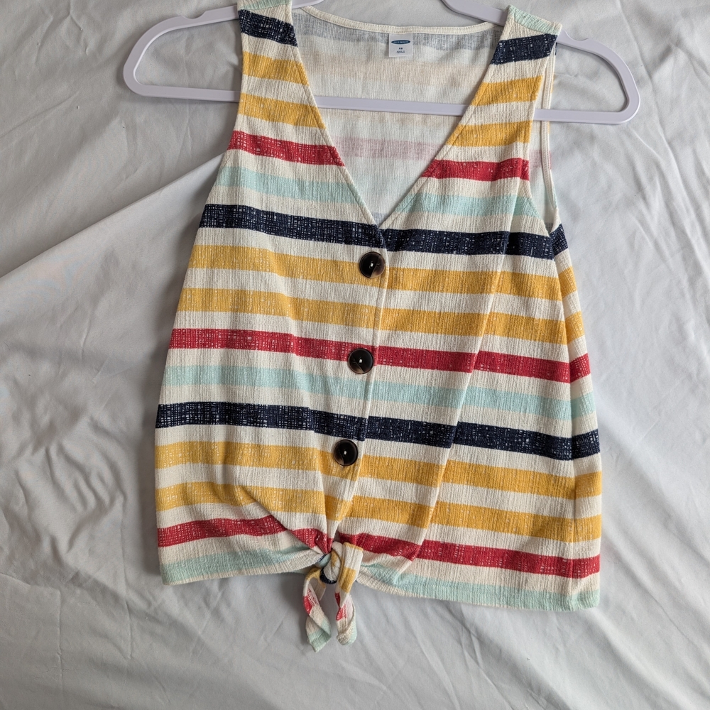 Old Navy | Loft | Womens Tops | Blouses Tank Tops | Floral | Stripes | Beach - Picture 5 of 9